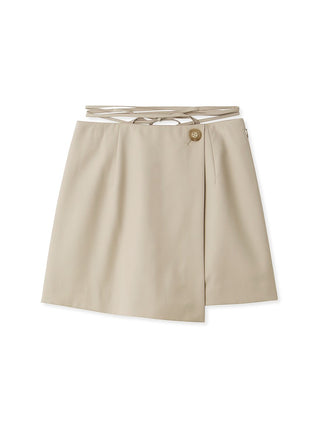 Ska Skorts in light beige, Premium Fashionable Women's Skirts & Skorts at SNIDEL USA