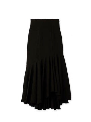 Mermaid Silhouette Skirt in black, Premium Fashionable Women's Skirts & Skorts at SNIDEL USA