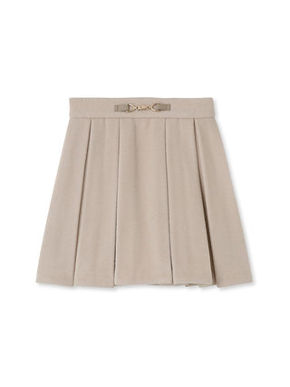 Box Pleated Mini Skirt