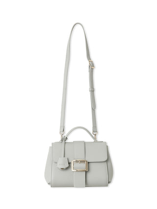 Square Buckle Bag in sax, Luxury Collection of Fashionable & Trendy Women's Bags at SNIDEL USA