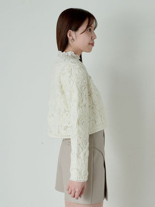 Cord Embroidery Cardigan