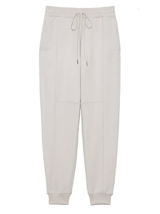 Simple Women's Sweatpants in ivory, Knit Flared Pants Premium Fashionable Women's Pants at SNIDEL USA