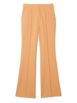  Flared Pants in orange, Knit Flared Pants Premium Fashionable Women's Pants at SNIDEL USA