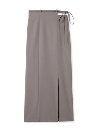 String  High Waisted Maxi Skirt With Slit in mocha, Premium Fashionable Women's Skirts & Skorts at SNIDEL USA