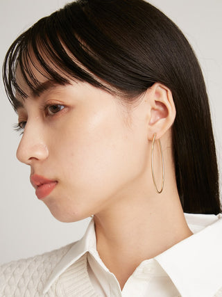 Vertical Hoop Earrings