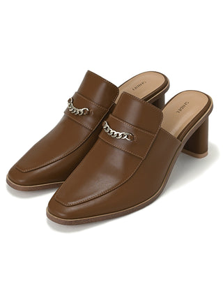  Open Back Heel Loafer in camel, Premium Collection of Fashionable & Trendy Women's Shoes, Boots, Loafers, & Sandals at SNIDEL USA