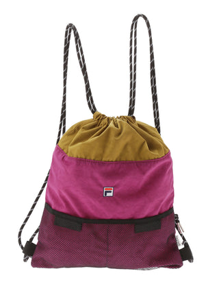 FILA Collaboration String Backpack in pink, Luxury Collection of Fashionable & Trendy Women's Bags at SNIDEL USA