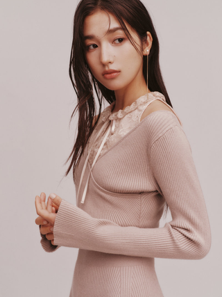 Layered Knit Dress