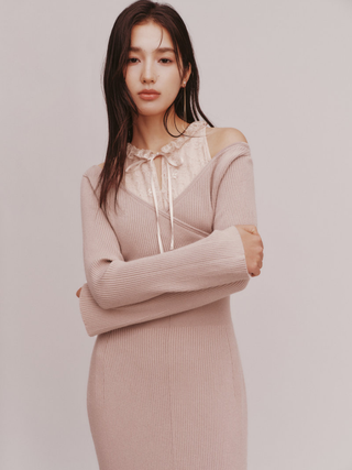 Layered Knit Dress