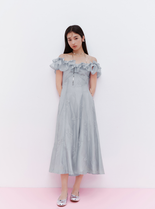 Embroidered Maxi Dress