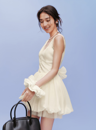 Airy Sheer Tunic Dress