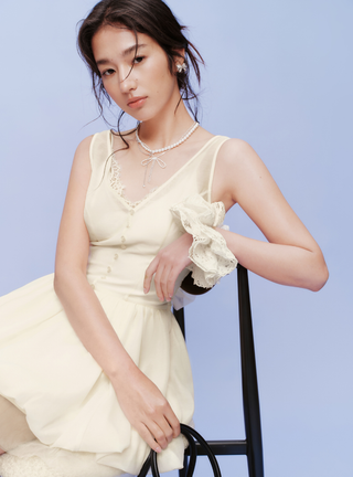 Airy Sheer Tunic Dress