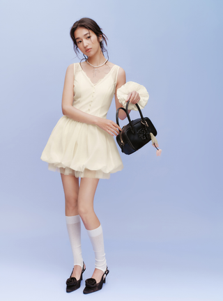 Airy Sheer Tunic Dress