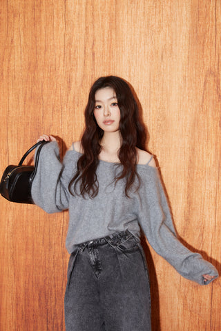 Cashmere Simple Knit Pullover