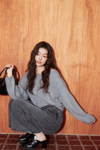 Cashmere Simple Knit Pullover