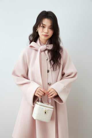 Flared Midi Wool Coat