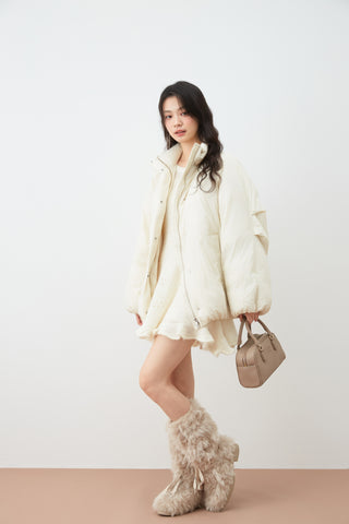 Cocoon Silhouette Down Jacket