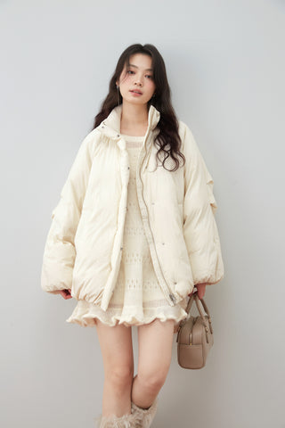 Cocoon Silhouette Down Jacket