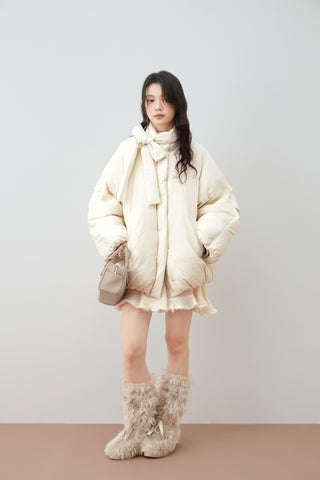Cocoon Silhouette Down Jacket