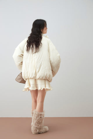 Cocoon Silhouette Down Jacket
