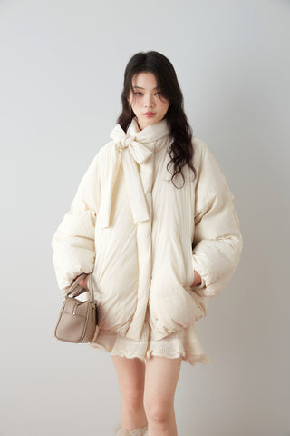 Cocoon Silhouette Down Jacket