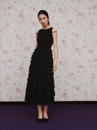 Mixed Media Knit Dress