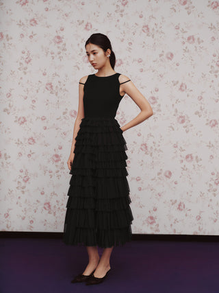 Mixed Media Knit Dress
