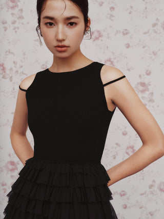 Mixed Media Knit Dress