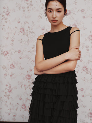 Mixed Media Knit Dress