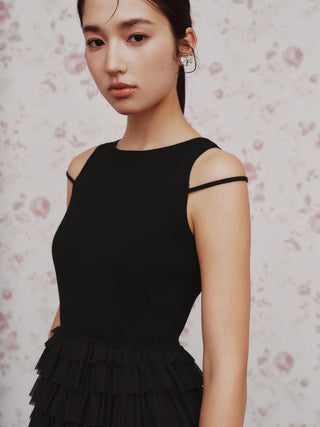 Mixed Media Knit Dress