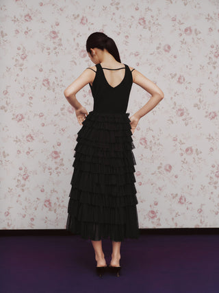 Mixed Media Knit Dress