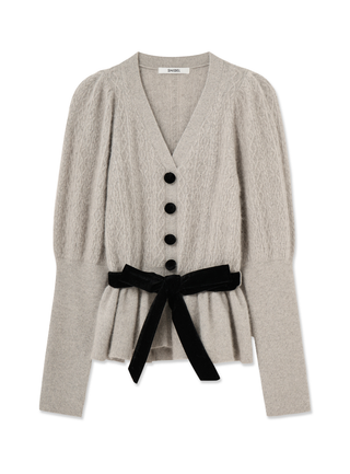 Ruffle Hem Cardigan