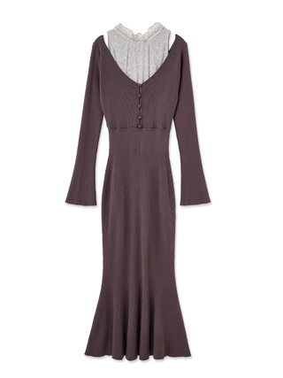 Layered Knit Dress