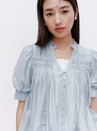 Embroidered Top & Skirt Set
