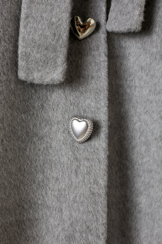 Flared Midi Wool Coat