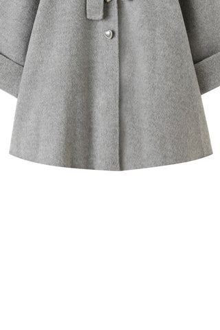 Flared Midi Wool Coat
