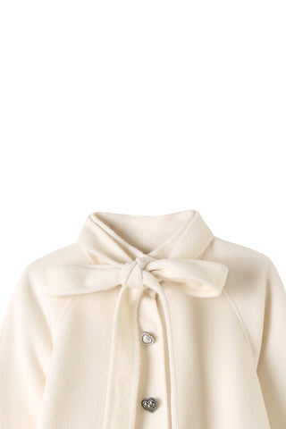 Flared Midi Wool Coat