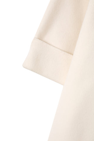 Flared Midi Wool Coat