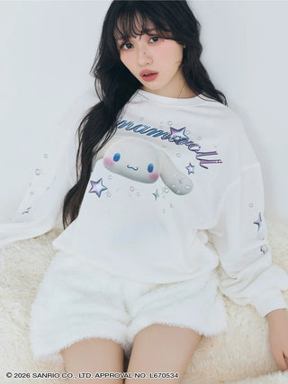 【Cinnamoroll】 Glitter Pullover Sweatshirt