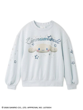 【Cinnamoroll】 Glitter Pullover Sweatshirt