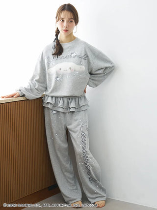 【Cinnamoroll】 Glitter Pullover Sweatshirt