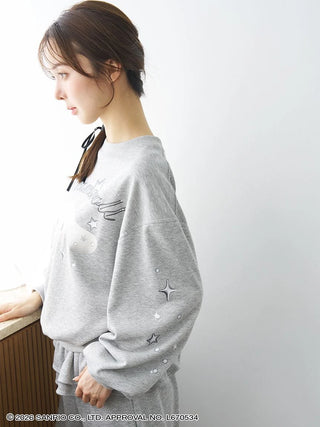 【Cinnamoroll】 Glitter Pullover Sweatshirt