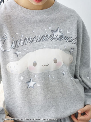 【Cinnamoroll】 Glitter Pullover Sweatshirt