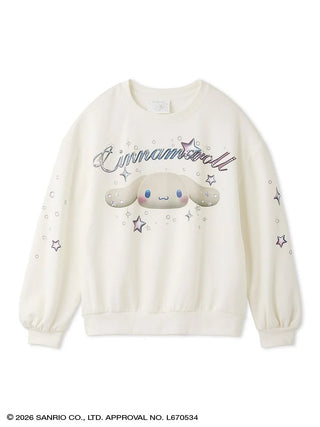 【Cinnamoroll】 Glitter Pullover Sweatshirt