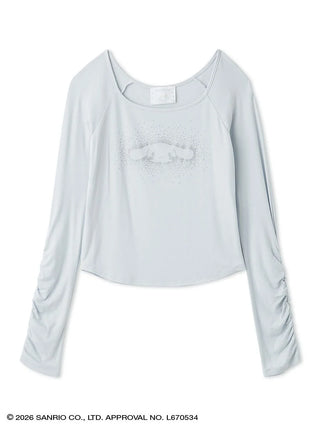 【Cinnamoroll】 Glitter Printed Mini T-shirt