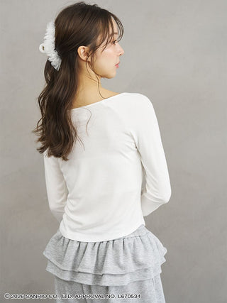 【Cinnamoroll】 Glitter Printed Mini T-shirt