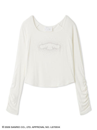【Cinnamoroll】 Glitter Printed Mini T-shirt