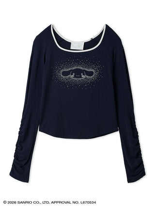 【Cinnamoroll】 Glitter Printed Mini T-shirt