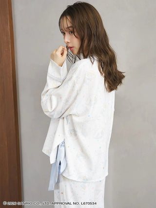 【Cinnamoroll】Satin Open-collar Shirt