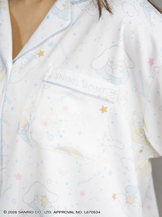【Cinnamoroll】Satin Open-collar Shirt